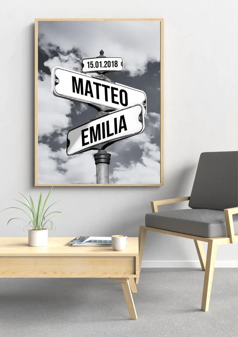 Street Signs Poster for Couples-Digital Download-State of Style