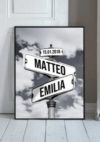 Street Signs Poster for Couples-Digital Download-State of Style