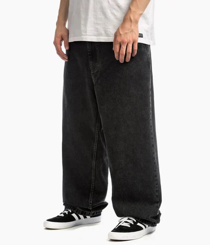 Streetwear Skate Jeans - UrbanBaggy-Black-S-State of Style