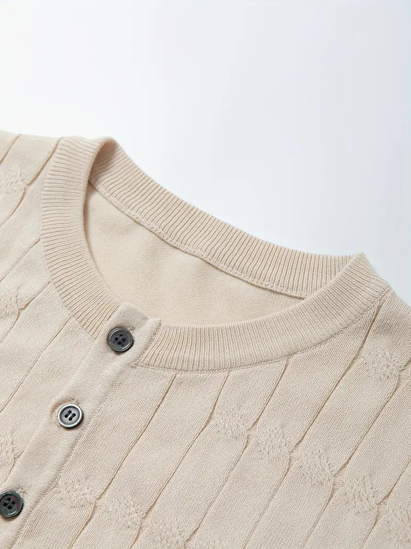 Stretch Button Up Shirt | Comfortable & Stylish-Cream-Small-State of Style
