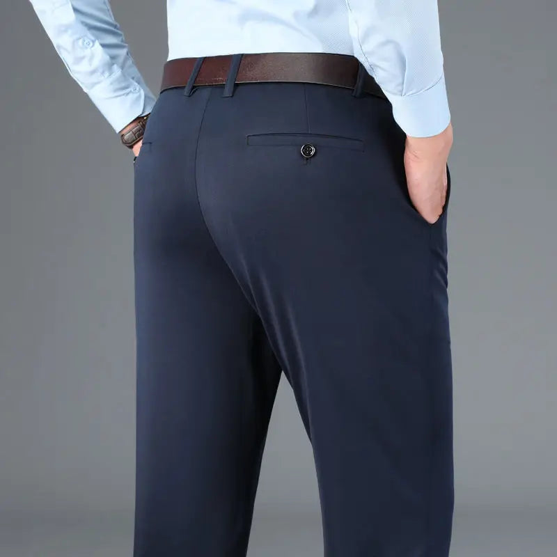Stretch Men's Trousers - Nikolai-Blue-S-State of Style