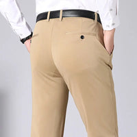 Stretch Men's Trousers - Nikolai-Khaki-S-State of Style