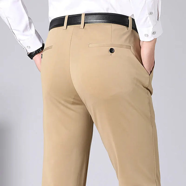 Stretch Men's Trousers - Nikolai-Khaki-S-State of Style