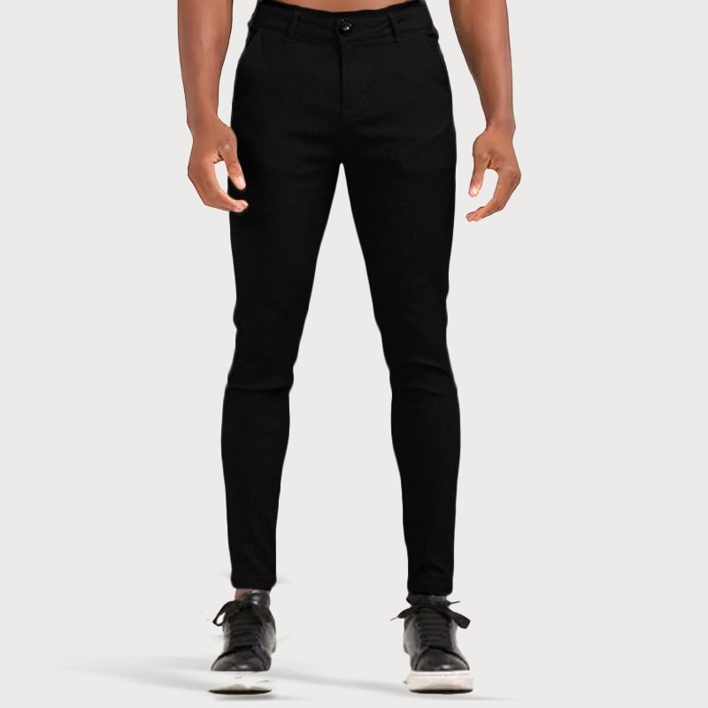 Stretch Men’s Trousers - Oliver-Black-28-State of Style