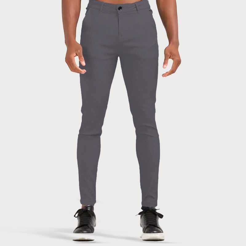 Stretch Men’s Trousers - Oliver-Grey-28-State of Style