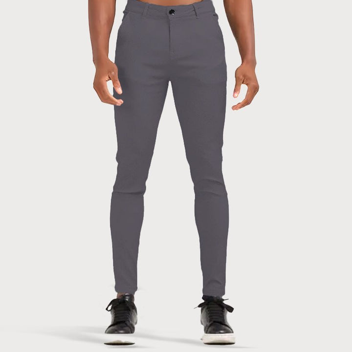 Stretch Men’s Trousers - Oliver-Grey-28-State of Style