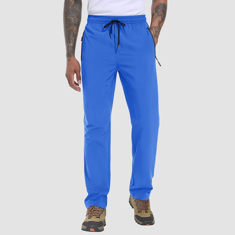 Stretch & Quick-Drying Men's Outdoor Pants - FlexiTrek-Bright Blue-S-State of Style