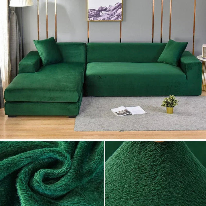 Stretch Velvet Sofa Cover with Luxury Finish - Sofina-Pink-1 Zit (90-140CM)-State of Style
