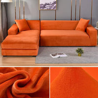 Stretch Velvet Sofa Cover with Luxury Finish - Sofina-Pink-1 Zit (90-140CM)-State of Style