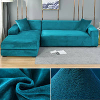 Stretch Velvet Sofa Cover with Luxury Finish - Sofina-Pink-1 Zit (90-140CM)-State of Style