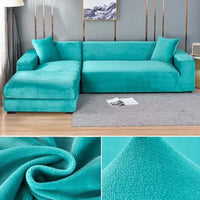 Stretch Velvet Sofa Cover with Luxury Finish - Sofina-Pink-1 Zit (90-140CM)-State of Style