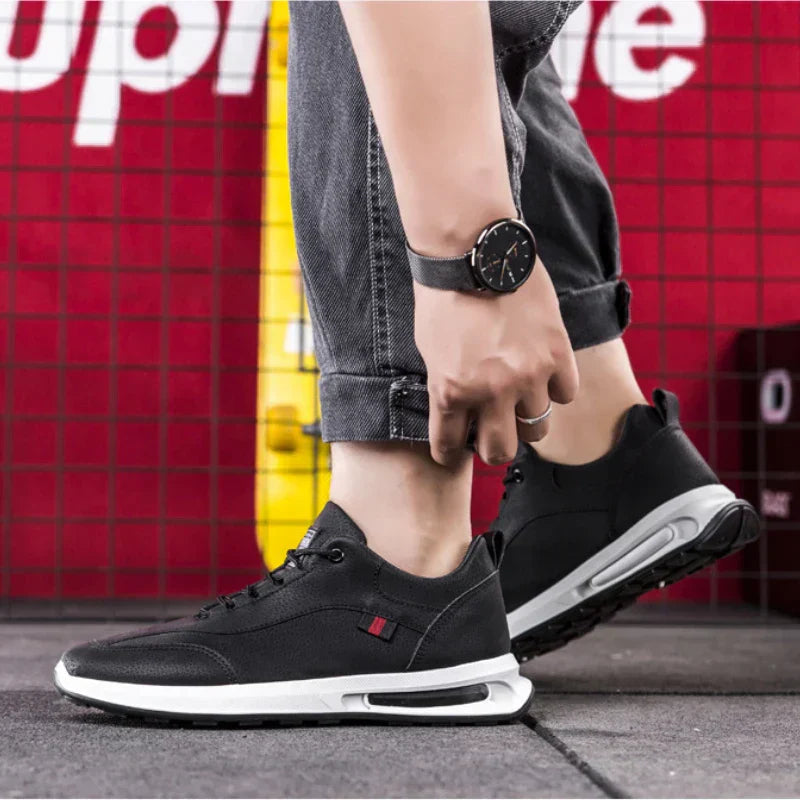 StridePro Comfort | Casual Orthopaedic Men's Trainer-Khaki-6.0-State of Style