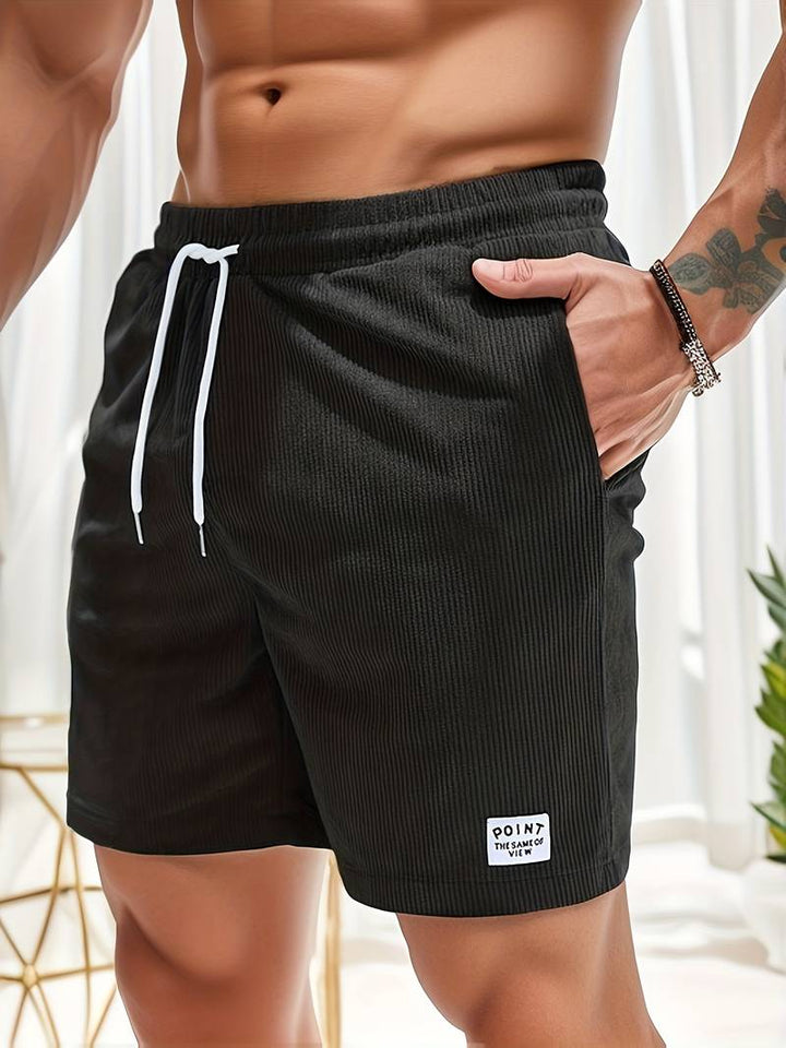 Striped Shorts for Men – Luca-Black-S-State of Style