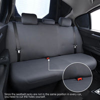 Strong Dog Car Back Seat Cover - BarkGuard-Light grey-State of Style