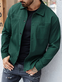 Structured Green Men's Shirt - Finn-S-State of Style