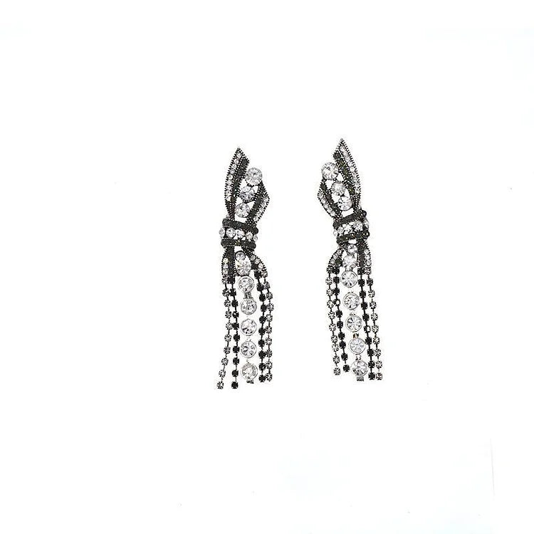 Stunning Drop Earrings with Butterfly Bow - Annelise-State of Style