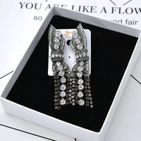 Stunning Drop Earrings with Butterfly Bow - Annelise-State of Style