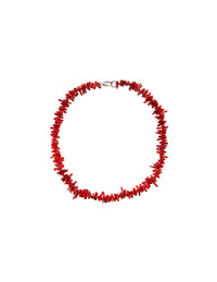 Stunning Red Coral Bead Necklace-State of Style
