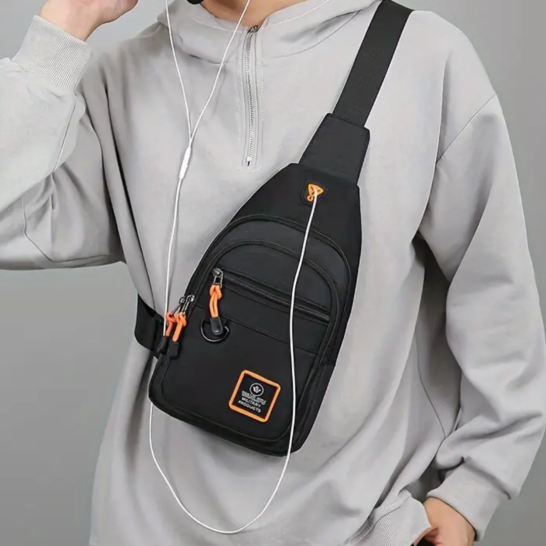 Sturdy Men's Shoulder Bag - UrbanTrail-Blue-State of Style