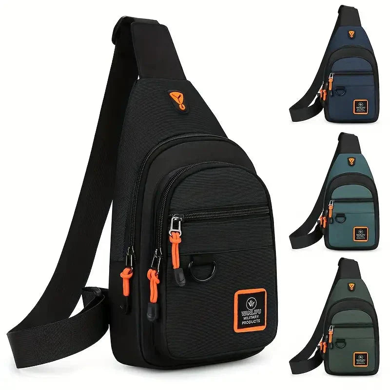 Sturdy Men's Shoulder Bag - UrbanTrail-Blue-State of Style