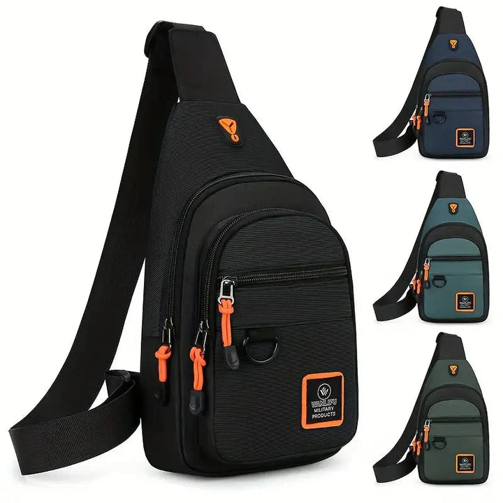 Sturdy Men's Shoulder Bag - UrbanTrail-Blue-State of Style