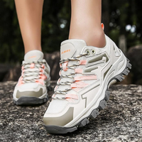Sturdy Women's Walking Shoe - TerraTrail-Pink Grey-4.0-State of Style