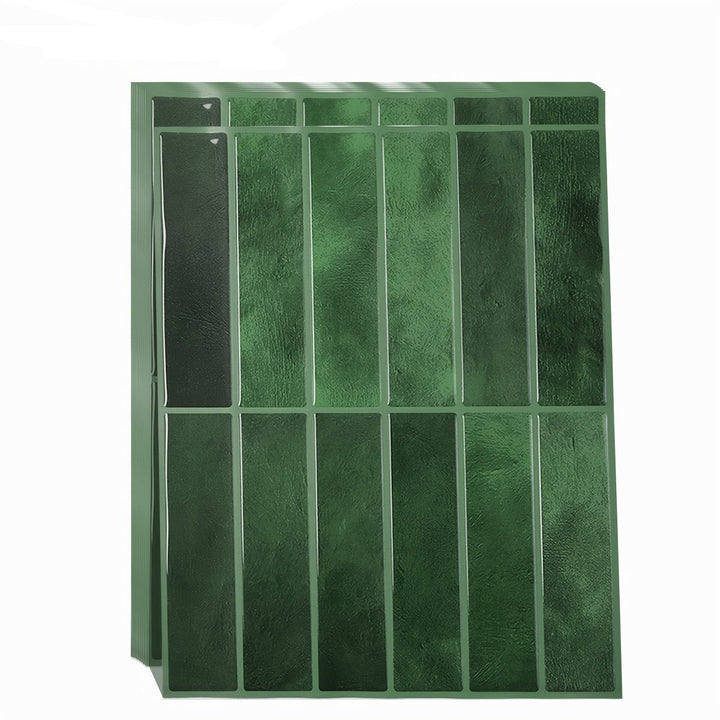 Style Tiles | Waterproof Self-Adhesive Tile Stickers for Wall Decoration-10-Green-State of Style
