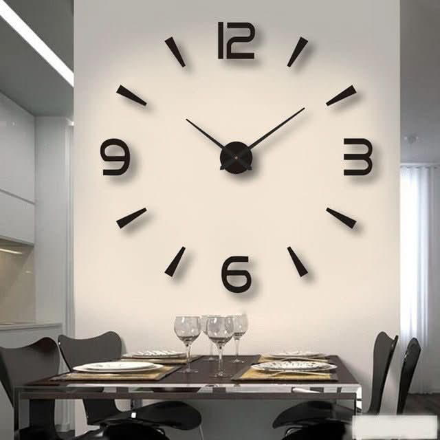 Stylish 3D Wall Clock - TimeFlow-Variant 2-Small (40 cm)-State of Style