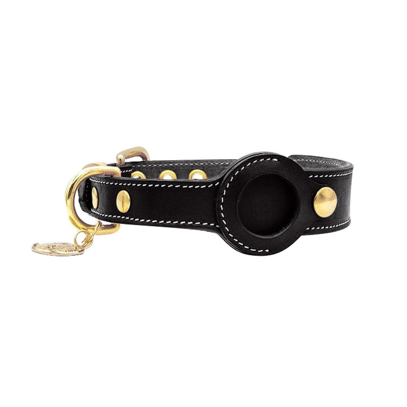 Stylish AirTag Collar for Pets - PurrTrack™-Black-S (30.0–37.0 cm)-State of Style