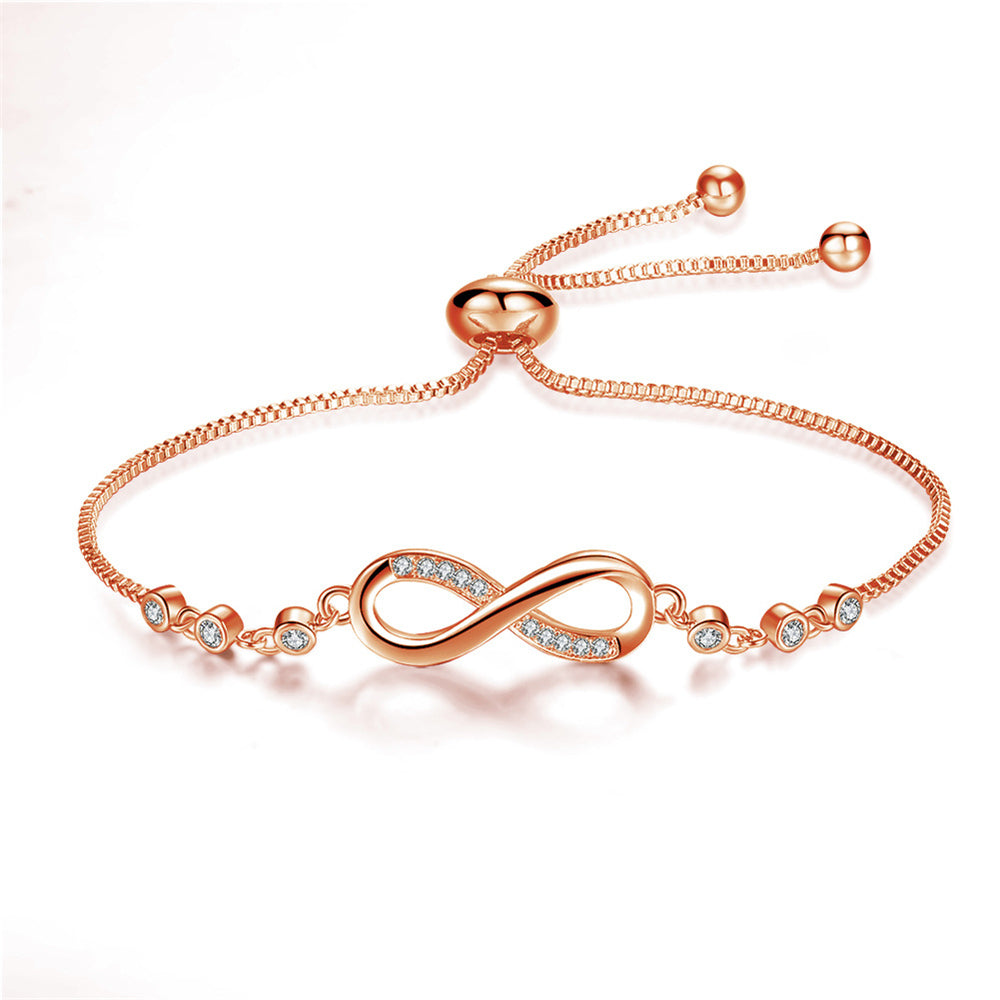 Stylish and Adjustable Infinity Bracelet - Nova-Rose-State of Style