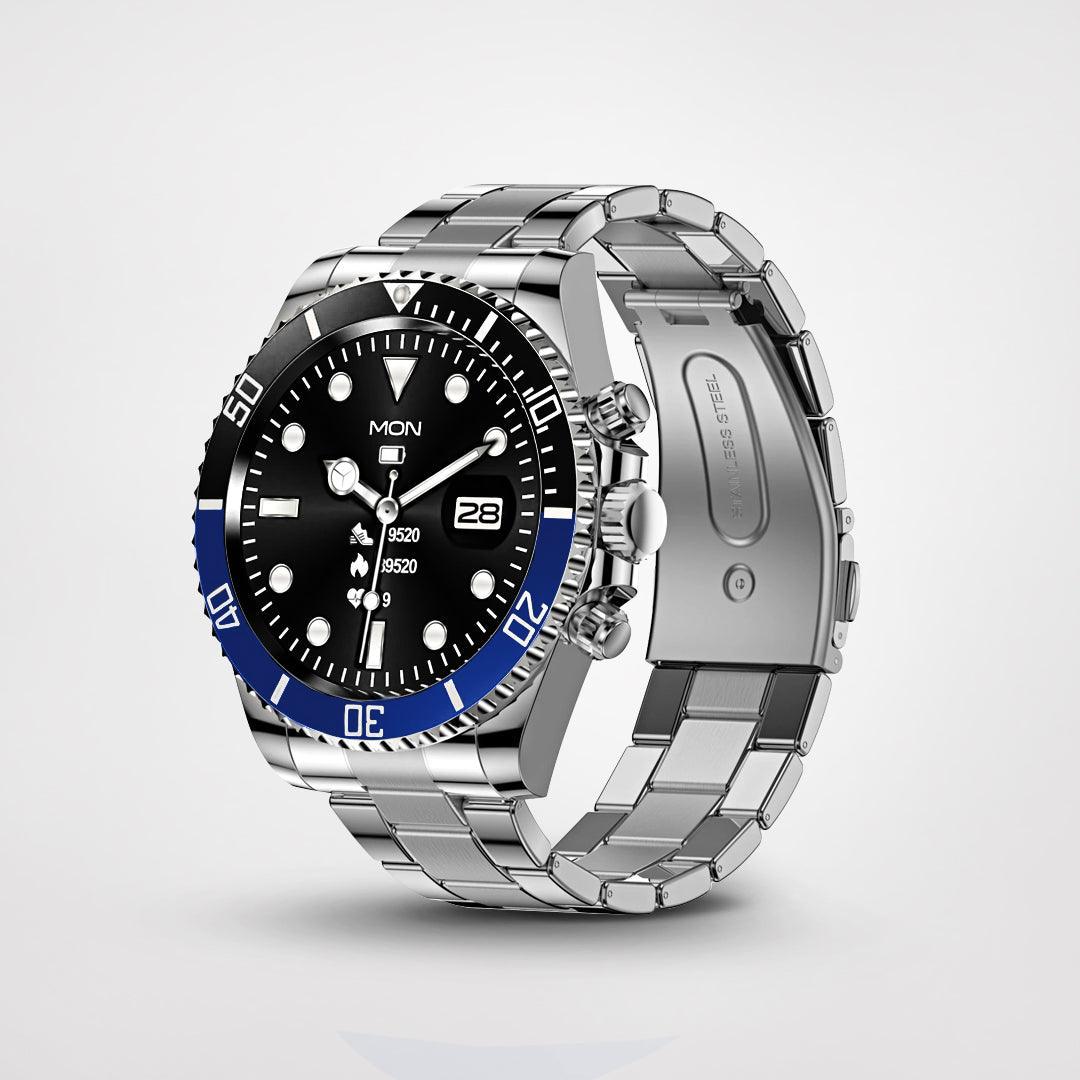 Stylish and Advanced Smartwatch - PowerFit-Black/Blue-State of Style