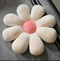 Stylish and Comfortable Flower-Shaped Cushion - Floral Bliss-White-Pink 2-35X35cm-State of Style