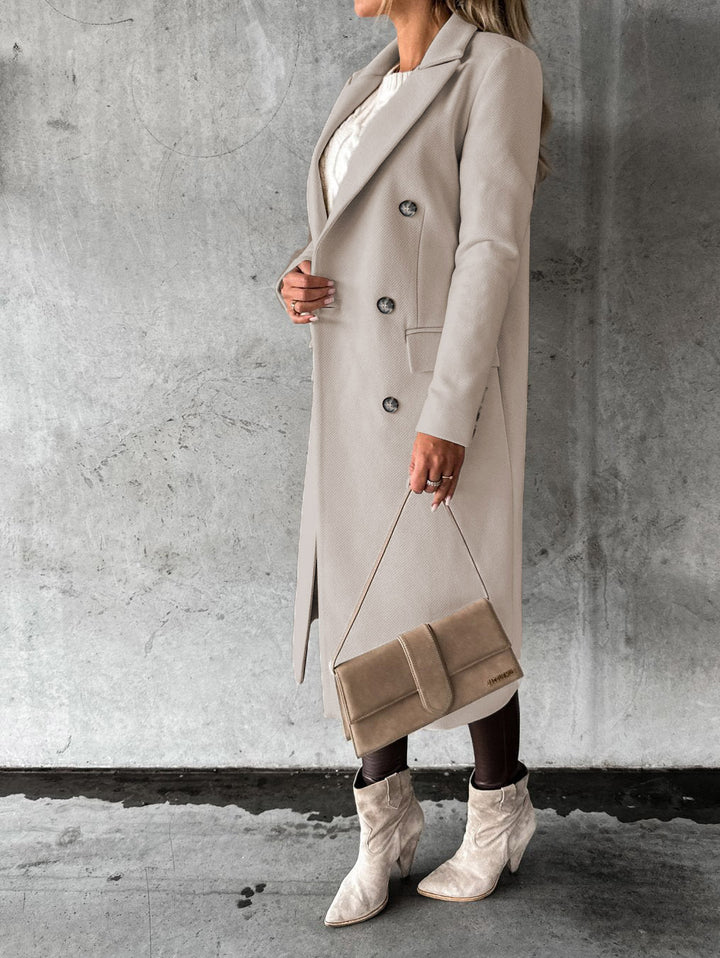 Stylish and Comfortable Ladies' Coat - Vivienne-Pink-S-State of Style