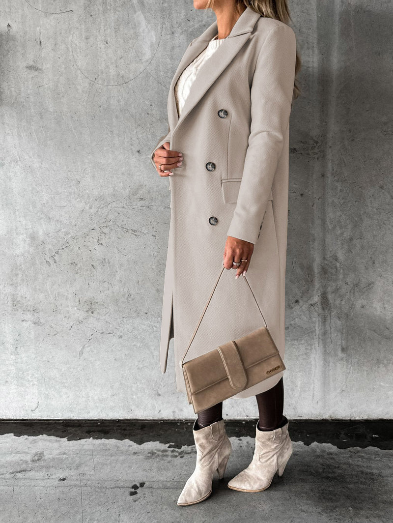 Stylish and Comfortable Ladies' Coat - Vivienne-Pink-S-State of Style
