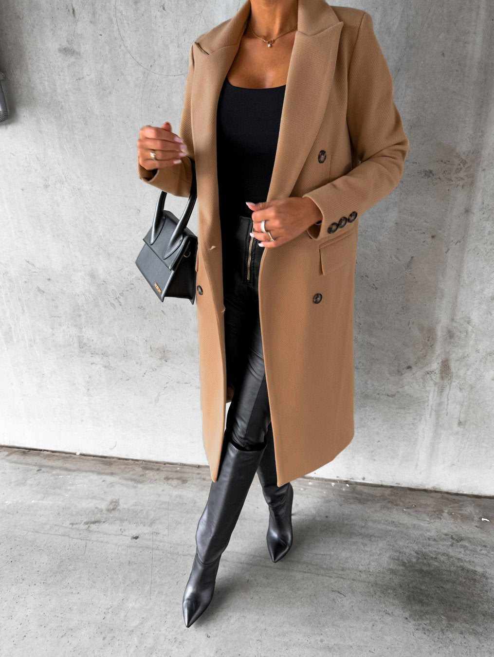 Stylish and Comfortable Ladies' Coat - Vivienne-Pink-S-State of Style