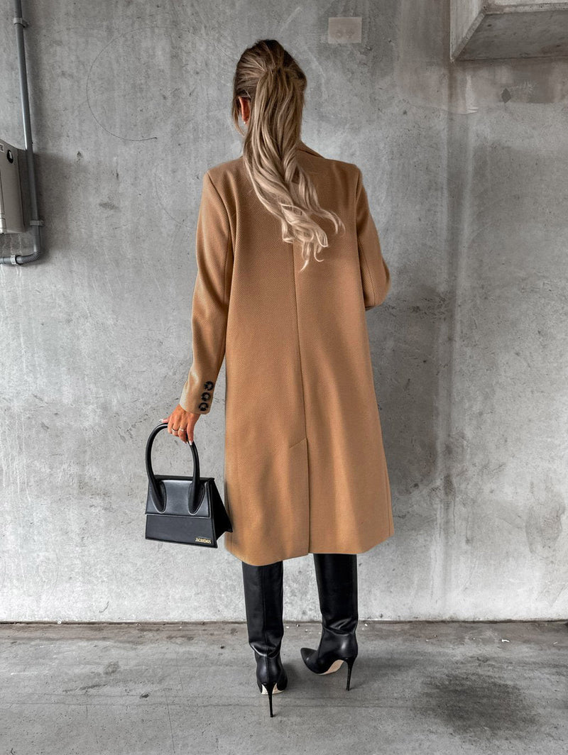 Stylish and Comfortable Ladies' Coat - Vivienne-Pink-S-State of Style