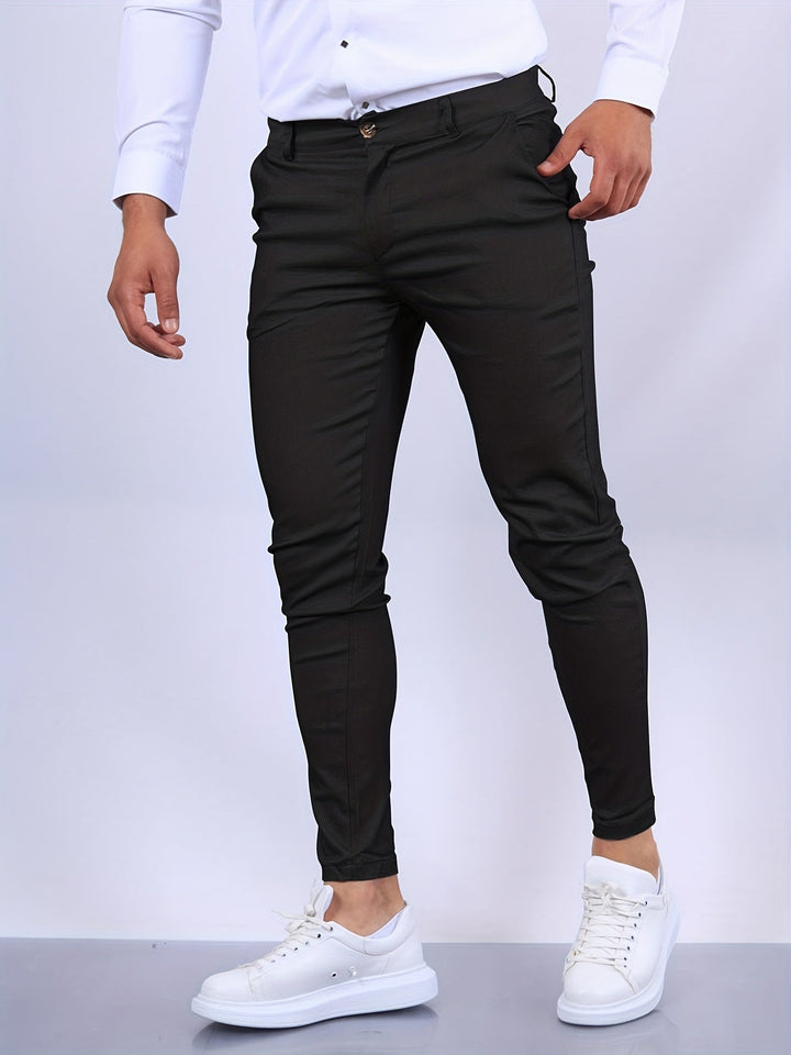 Stylish and Comfortable Men's Chino - Noah-Black-S-State of Style