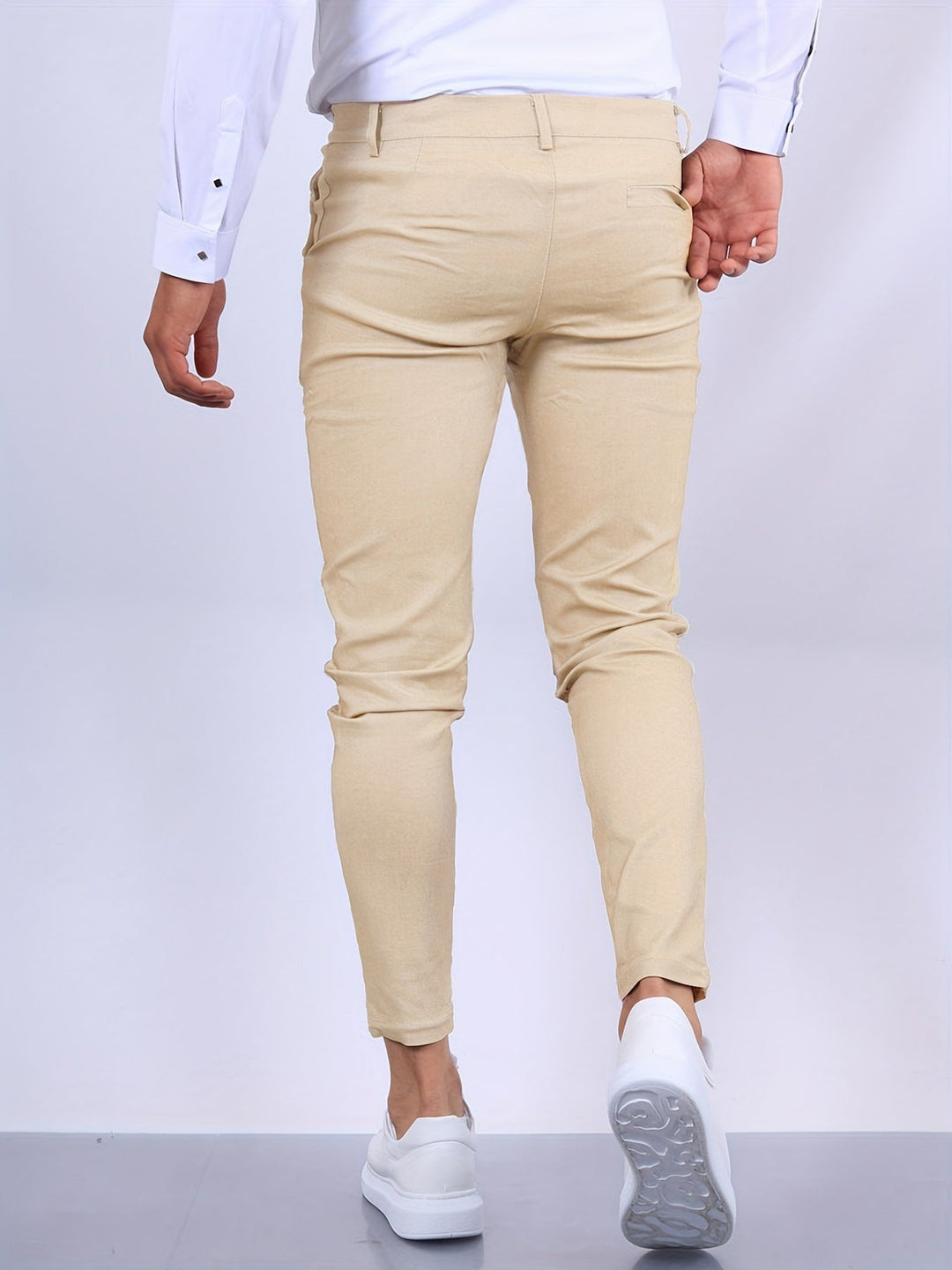 Stylish and Comfortable Men's Chino - Noah-White-S-State of Style