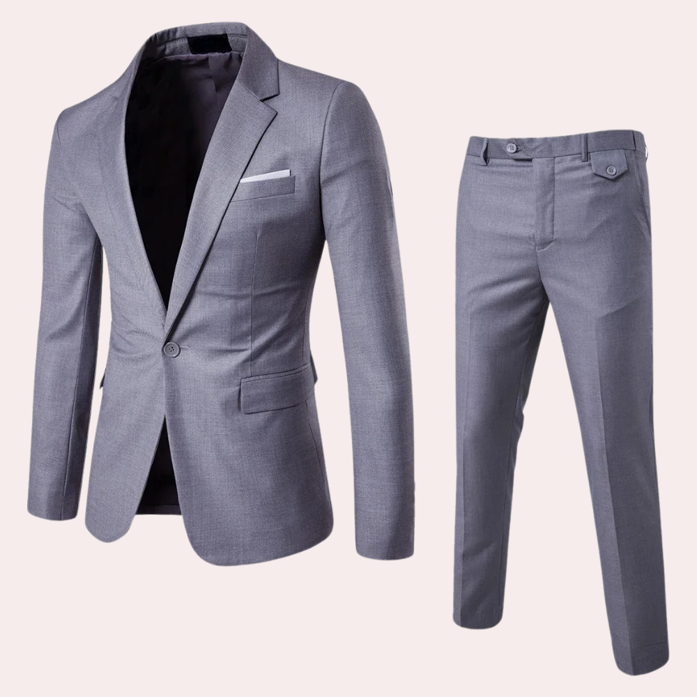 Stylish and Comfortable Men’s Suit - Maxim-Grey-S-State of Style