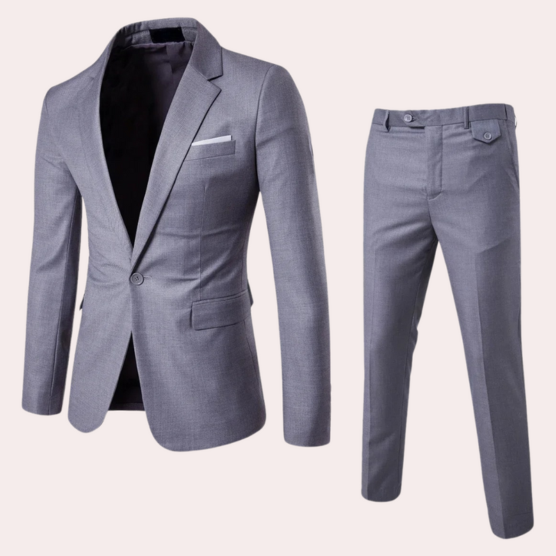 Stylish and Comfortable Men’s Suit - Maxim-Grey-S-State of Style