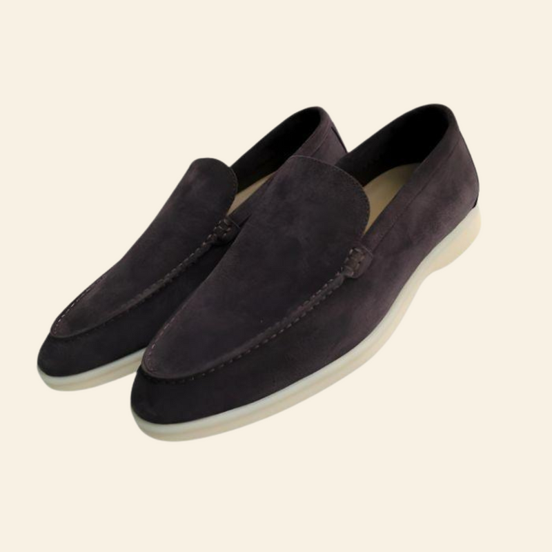 Stylish and Comfortable Suede Loafers - Mason-Dark Brown-8-State of Style