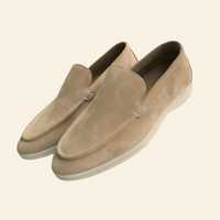 Stylish and Comfortable Suede Loafers - Mason-Khaki-8-State of Style