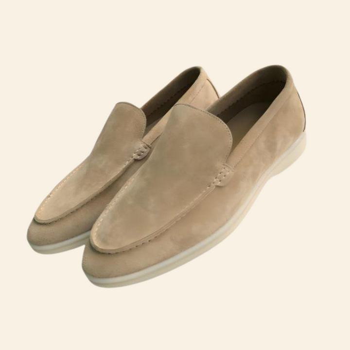 Stylish and Comfortable Suede Loafers - Mason-Khaki-8-State of Style
