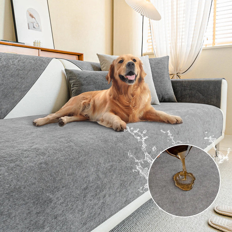 Stylish and Durable Anti-Scratch Sofa Cover - Bobby-Gray-70*70 cm-State of Style