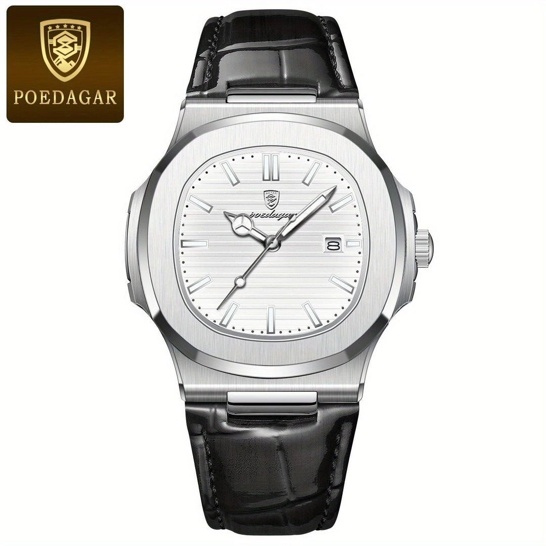 Stylish and Durable Men's Watch - ValorLuxe-White-State of Style