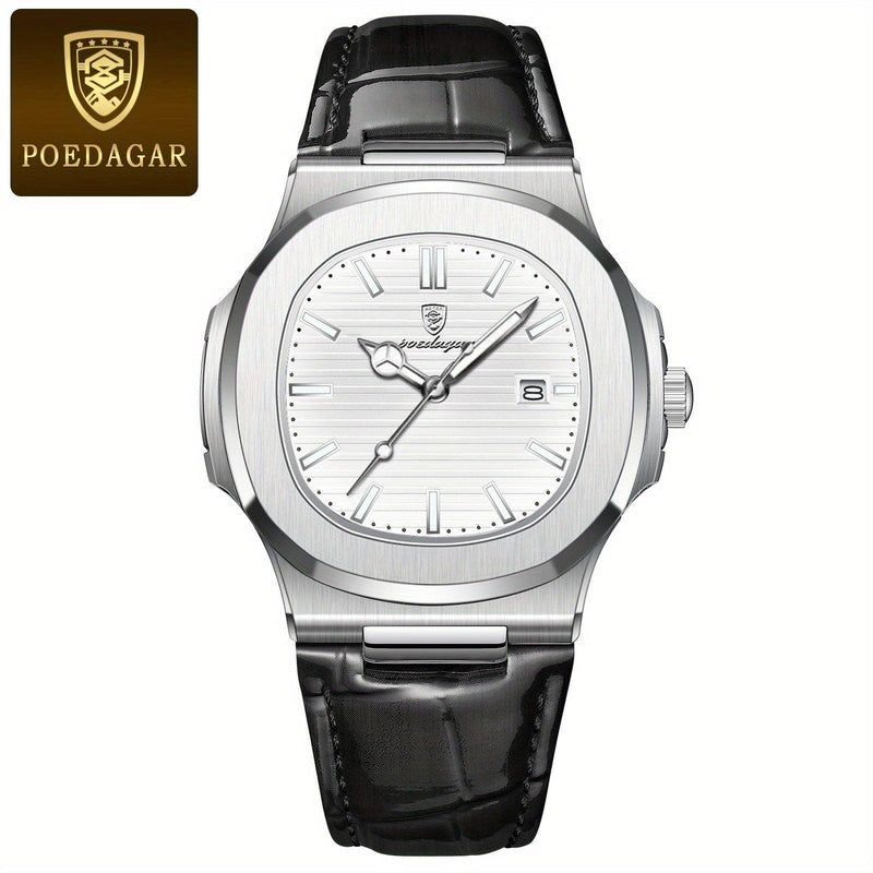 Stylish and Durable Men's Watch - ValorLuxe-White-State of Style