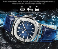 Stylish and Sustainable Men's Wristwatch - ValorLuxe-Blue-State of Style