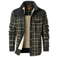 Stylish and Warm Vest for Men - FrostVogue-Dark olive green-S-State of Style