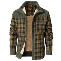 Stylish and Warm Vest for Men - FrostVogue-Olive-S-State of Style