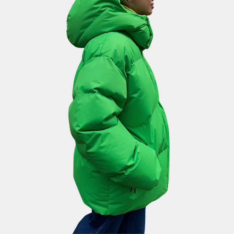 Stylish and Weatherproof Ladies Jacket - Windbreaker-Green-XS-State of Style
